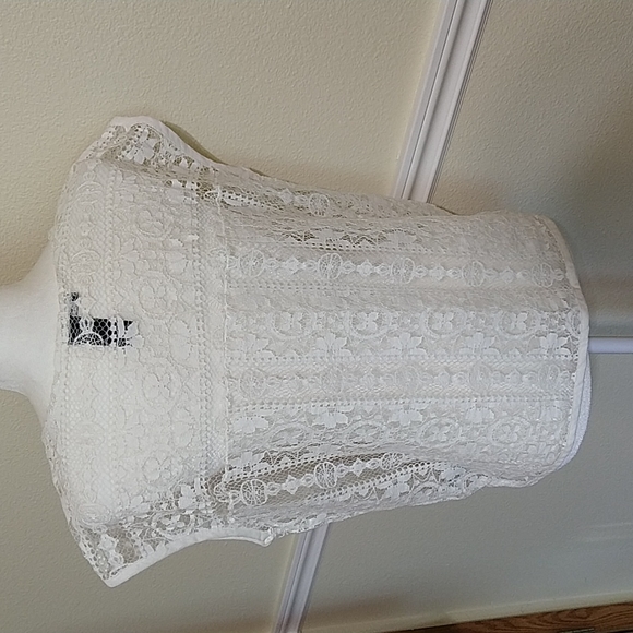 DKNY Jeans Lace Blouse - Picture 4 of 7